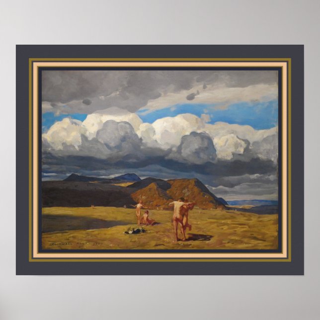 Poster "Men & Mountains" 1909 Rockwell Kent (Devant)