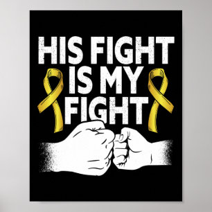 Poster Mens Son Combat Est Mon Soutien De Combat Enfance
