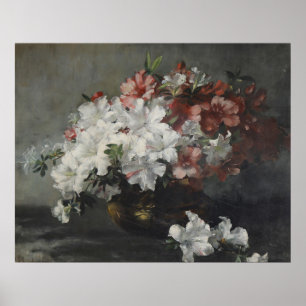 Poster Menshausen-Labriola vintage Vie de fleurs