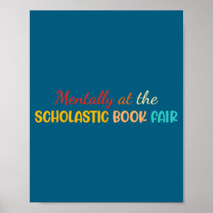 Poster Mentalement à la foire du livre Scholastic Rétro V