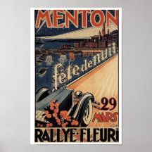 Menton Rallye Fleuri 1929 Riviera française