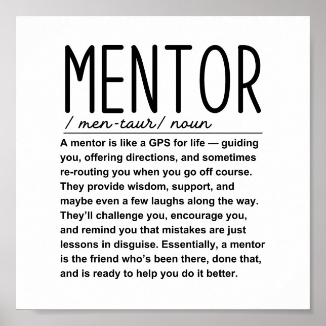 Poster Mentor (Devant)