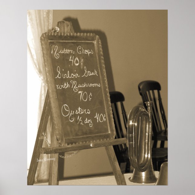 Poster Menu (Devant)