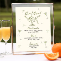 Menu Tini Bit Ancien Quirky Main Dessinée Annivers