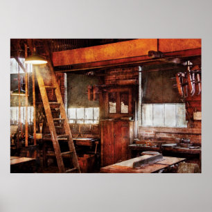 Poster Menuisier - Ancien Atelier