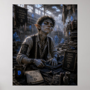 Poster Mépris / Tailleur / Entrepôt de tissus