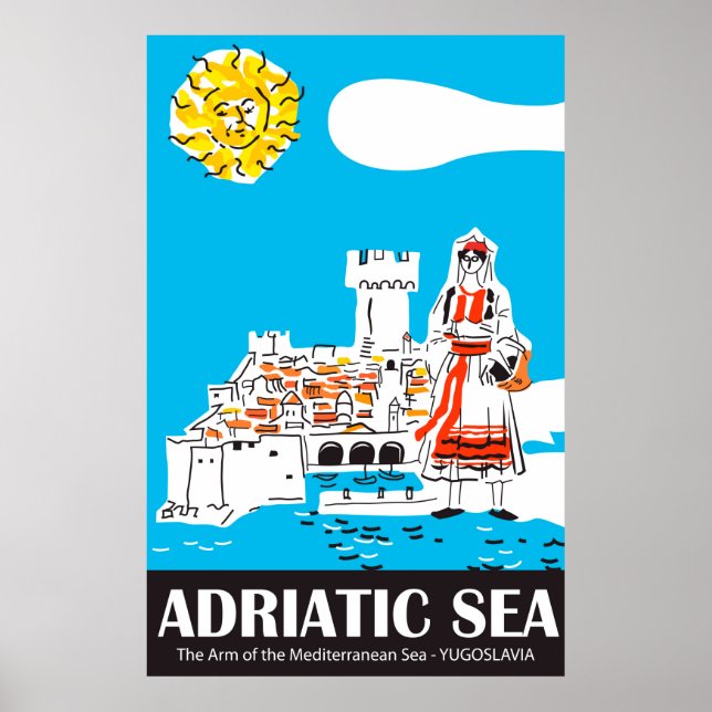 Poster Mer Adriatique (Devant)
