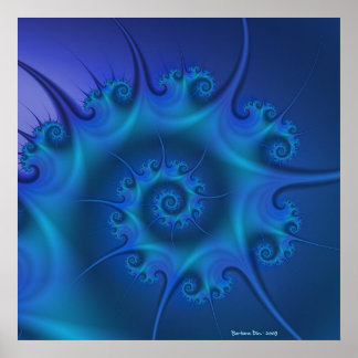 Poster Mer aux yeux bleus