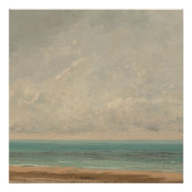 Mer Calme 1866 Gustave Courbet National Gallery