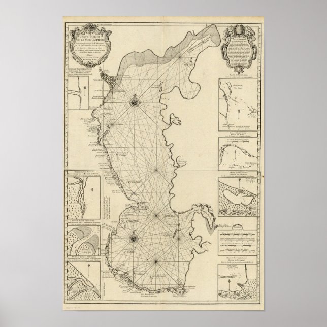 Poster Mer Caspienne et Asie 2 (Devant)