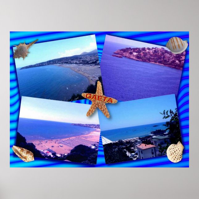 Poster Mer de Gaeta (Devant)