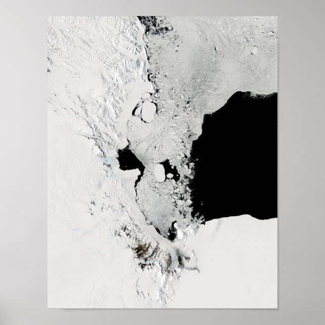 Poster Mer de Ross, Antarctique (Devant)