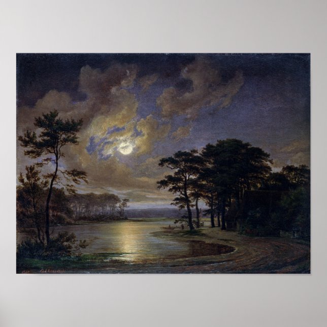 Poster Mer Holstein - Lune, 1847 (Devant)