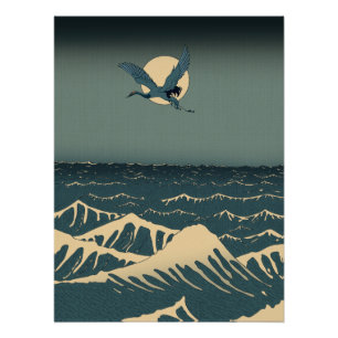 Poster Mer japonaise