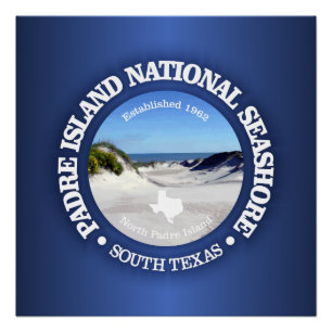 Poster Mer nationale de Padre Island