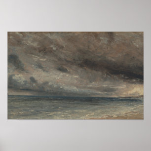 Poster Mer Stormy, Brighton - gendarme