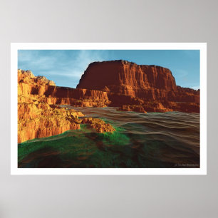 Poster Mer verte