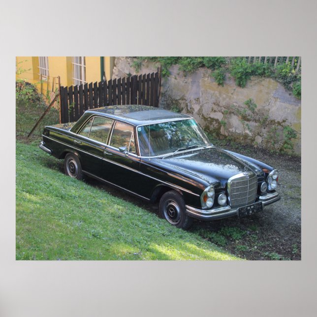Poster Mercedes 280SE W108 (Devant)
