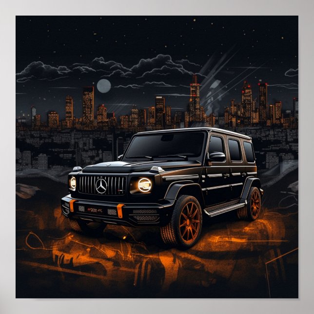 Poster Mercedes AMG G63 G-Class 2022 VUS de luxe de catég (Devant)