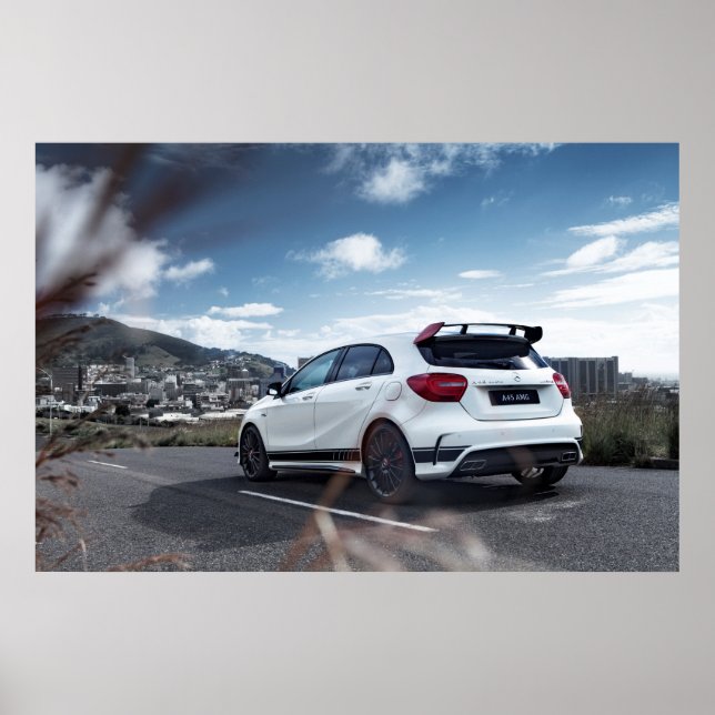 Poster Mercedes-Benz A45 AMG (Devant)