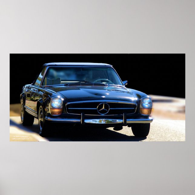 Poster Mercedes-Benz série 200 1970 - California Special (Devant)