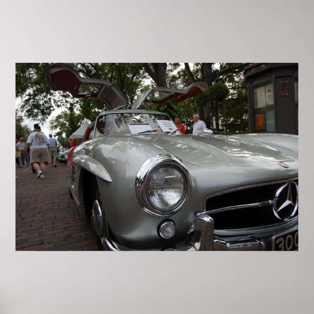 Poster Mercedes Gullwing (Devant)