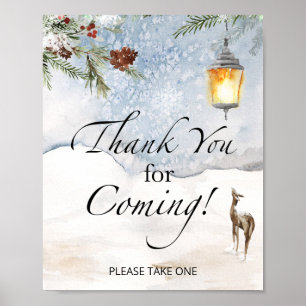 Poster Merci à feuillage persistant pour la prochaine aff