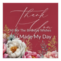 Merci à tous pour les vœux d'anniversaire Vous ave