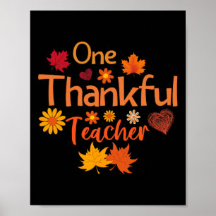 Poster Merci Enseignant Pour Les Femmes Automne Enseignan