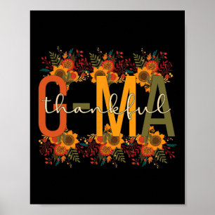 Poster Merci G-ma grand-mère Thanksgiving G-ma grand-mère