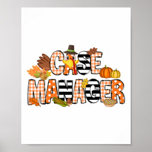 Poster Merci Gestionnaire Coque Thanksgiving Coque Manage