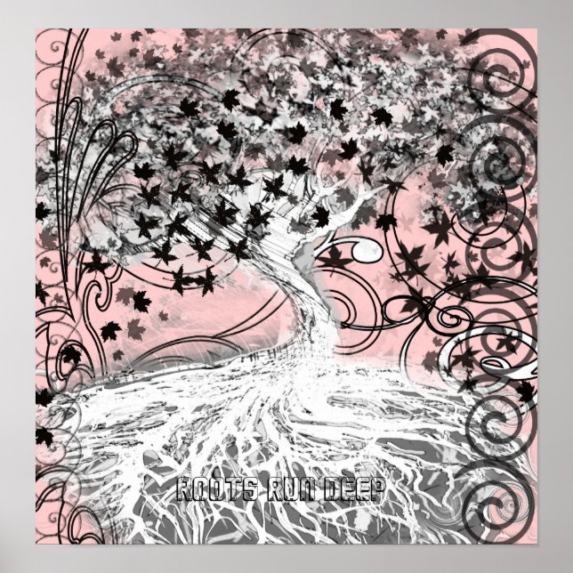 Poster Merci papa pour les racines (Devant)