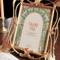 Merci Signale Invités Art Nouveau Vintage par Much