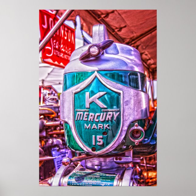 Poster Mercure vintage (Devant)