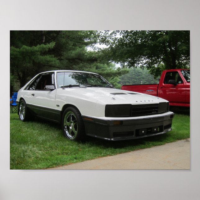 Poster Mercury Capri des années 1980 (Devant)