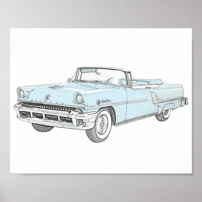 POSTER MERCURY MONTCLAIR 1955 (Devant)