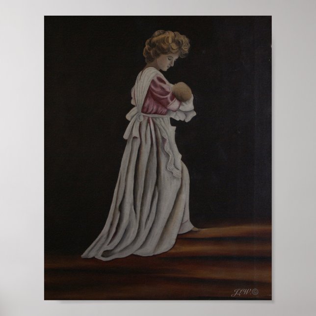 Poster Mère avec enfant (Devant)