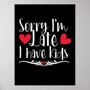Poster Mère Cadeau J'Ai Des Enfants