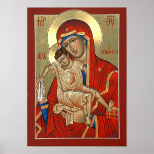 Poster Mère d'Axion Esti d'affiche de Dieu