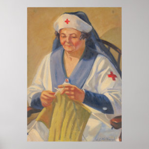 Poster Mère de l'artiste - Kulhanek 1942 Imprimer