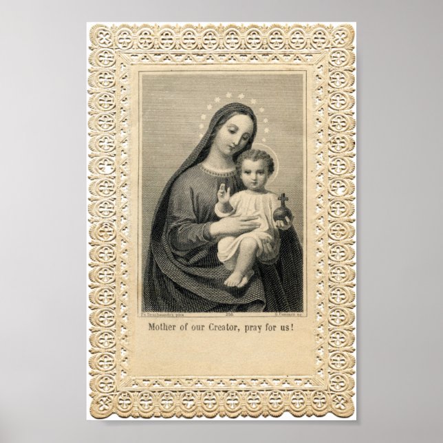 Poster Mère de notre créateur (Devant)