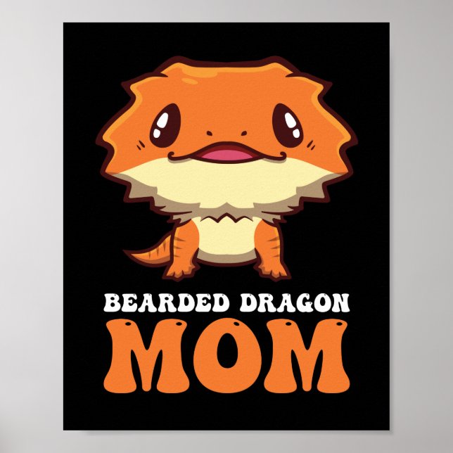 Poster Mère Dragon Barbu (Devant)