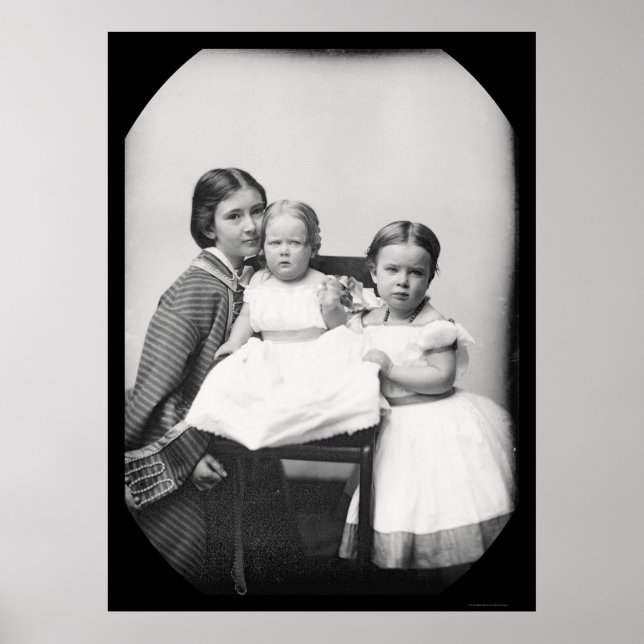 Poster Mère & Enfants, Gertrude Hubbard Daguerreotype (Devant)