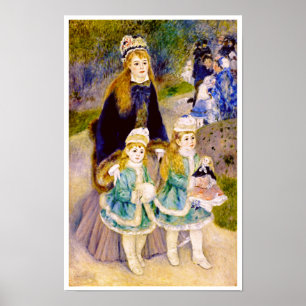 Poster Mère & Enfants par Renoir