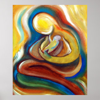 Poster Mère et enfant