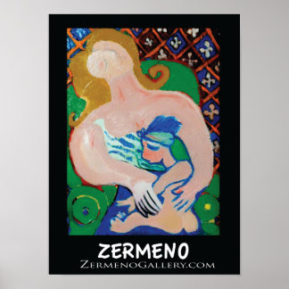 Poster "Mère et Enfant" de Zermeno