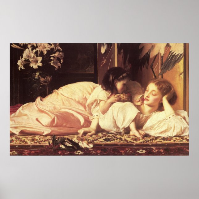 Poster Mère et enfant (femme et fille) (Devant)