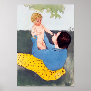 Poster Mère et enfant, Mary Cassatt