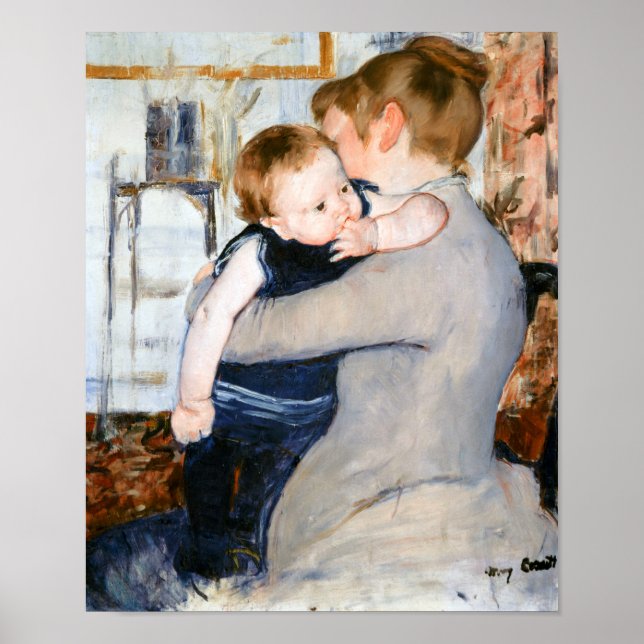 Poster Mère et enfant, Mary Cassatt (Devant)