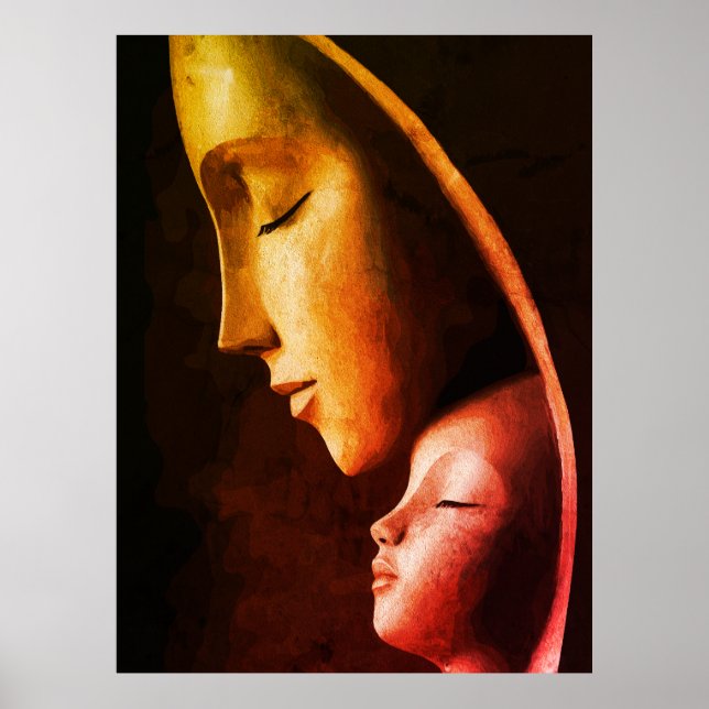 Poster Mère et Enfant Wall Art (Devant)
